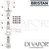 Bristan 1901 Basin Taps Spares